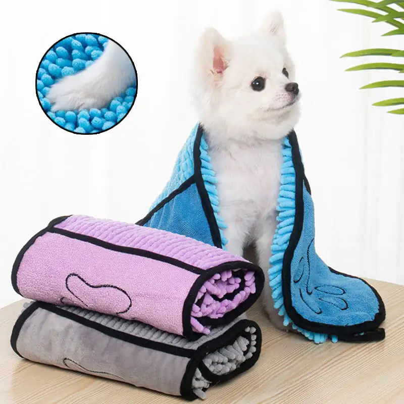 Super Absorbent Microfiber Bath Towels for Pets